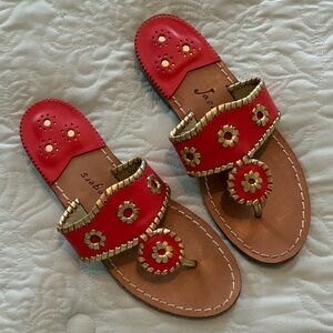 Jack Rogers Jack’s sandals. Size 7.